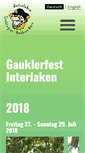 Mobile Screenshot of gauklerfest-interlaken.ch
