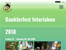 Tablet Screenshot of gauklerfest-interlaken.ch